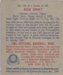 Back of Bob Swift
