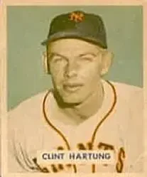 Front of Clint Hartung