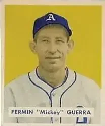 1949 Bowman #155 Mike Guerra
