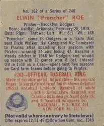 Back of Elwin Roe