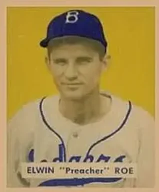 1949 Bowman #162 Elwin Roe