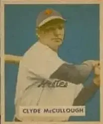 1949 Bowman #163 Clyde McCullough