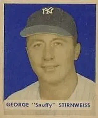 1949 Bowman #165 George Stirnweiss
