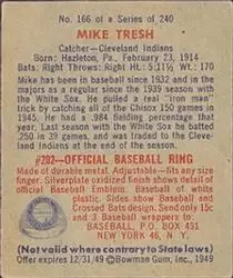 Back of Mike Tresh