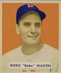 Front of Boris "Babe" Martin