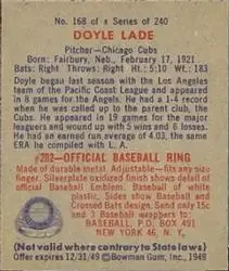 Back of Doyle Lade