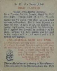 Back of Dick Fowler