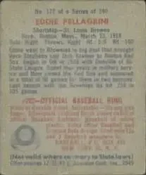 Back of Eddie Pellagrini