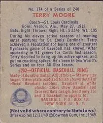 Back of Terry Moore