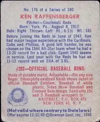 Back of Ken Raffensberger