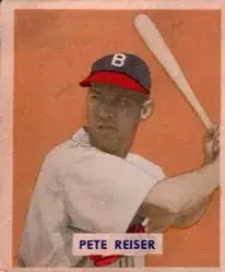 1949 Bowman #185 - Harold "Pete" Reiser - Boston Braves