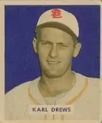 1949 Bowman #188 Karl Drews