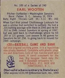 Back of Earl Wooten