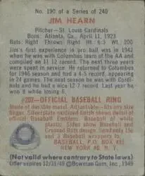 Back of Jim Hearn