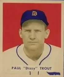 1949 Bowman #208 Paul "Dizzy" Trout