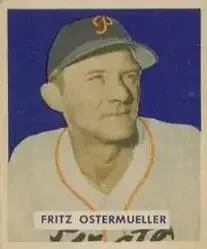 1949 Bowman #227 Fritz Ostermueller