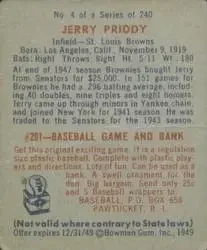 Back of Jerry Priddy