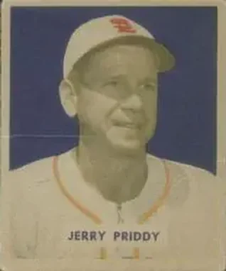 1949 Bowman #4 Jerry Priddy