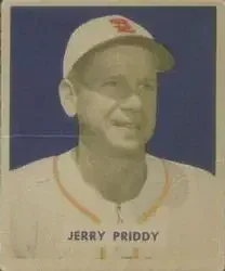 1949 Bowman #4 Jerry Priddy