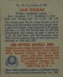Back of Sam Zoldak