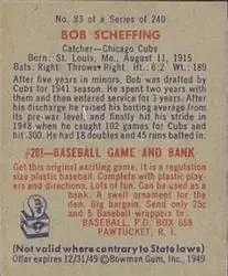 Back of Bob Scheffing