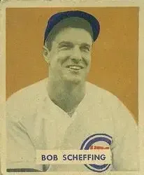 1949 Bowman #83 Bob Scheffing