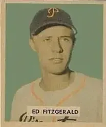 1949 Bowman #109 Eddy FitzGerald