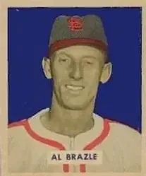 1949 Bowman #126 Al Brazle