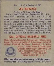 Back of Al Brazle