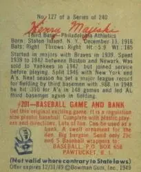 Back of Hank Majeski