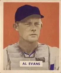 1949 Bowman #132 Al Evans