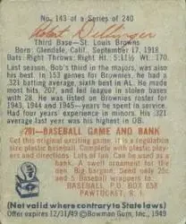 Back of Bob Dillinger