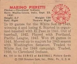 Back of Marino Pieretti