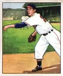 1950 Bowman #182 - Sam Zoldak - Cleveland Indians 1950 Bowman #182 - Sam Zoldak - Cleveland Indians