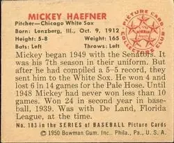 Back of Mickey Haefner