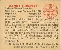 Back of Randy Gumpert
