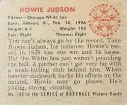 Back of Howie Judson