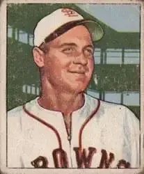1950 Bowman #190 Ken Wood