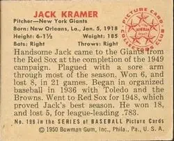 Back of Jack Kramer