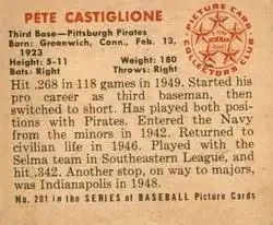 Back of Pete Castiglione