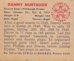 Back of Danny Murtaugh