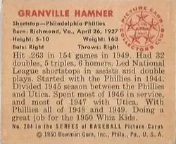 Back of Granville Hamner