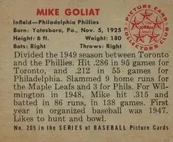 Back of Mike Goliat