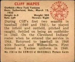 Back of Cliff Mapes