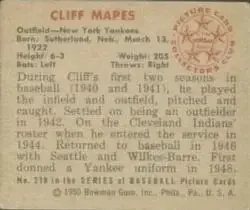 Back of Cliff Mapes