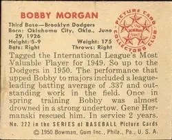 Back of Bobby Morgan