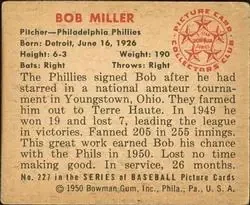 Back of Bob Miller