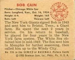 Back of Bob Cain