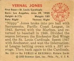 Back of Vernal Jones