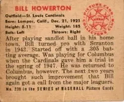 Back of Bill Howerton